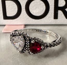 Pandora Halo Ring, Sz 7