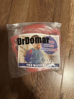 DrDomar Squeeze Proof Holder Open Bottom Food Pouches Juice Box