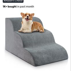 New In Box 3-Step Dog Stairs