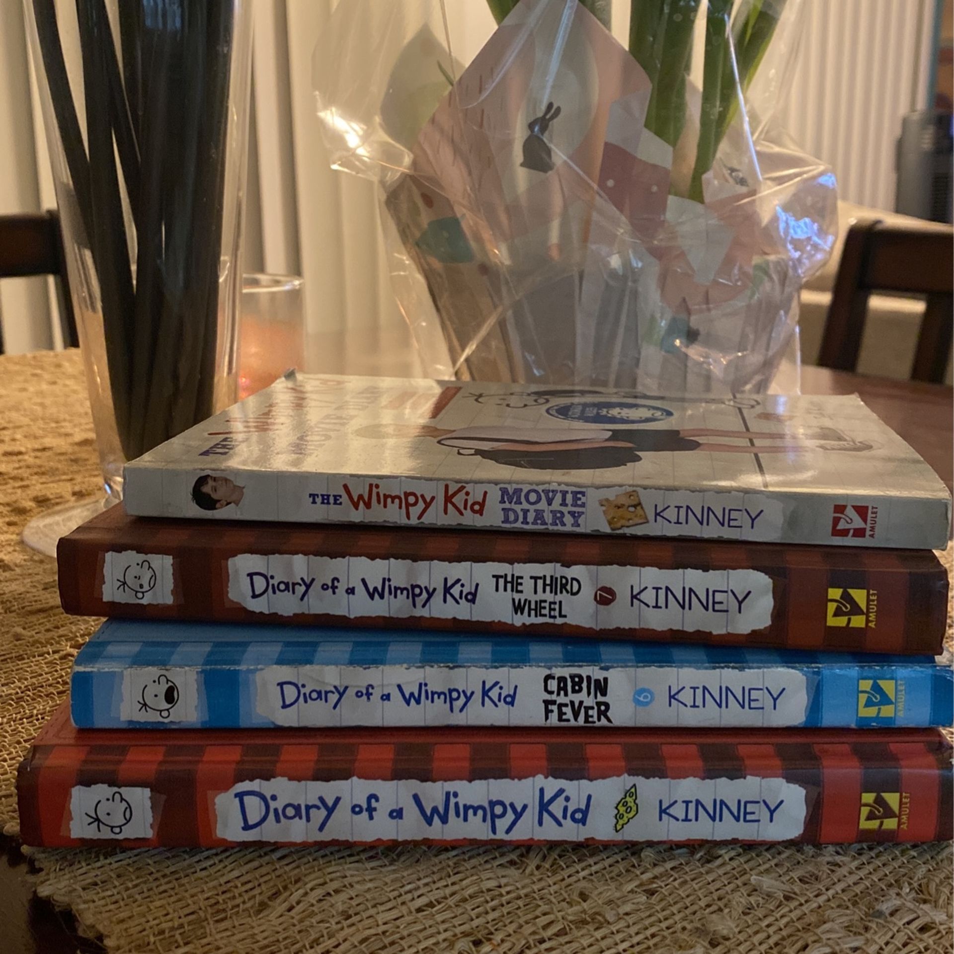 Diary Of A Wimpy Kid - 4 Books