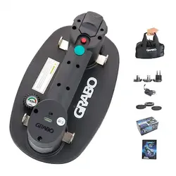 NEW GRABO Pro Electric Vacuum Suction Cup Lifter Digital Gauge Smart Pump 20