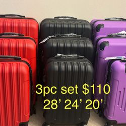 Luggage Set 3 Pcs Only 110$