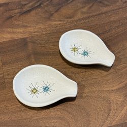 Franciscan Starburst Spoon Rests - 2 Pieces