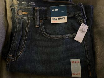 Brand new Loose fit old navy jeans 34X32