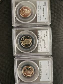3 Proof Like Quarters 