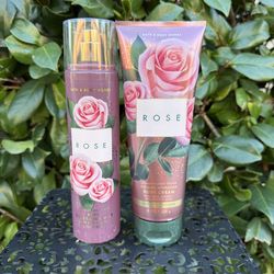 Bath & Body Works Rose Body Cream & Mist Set