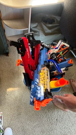 Box of nerf guns