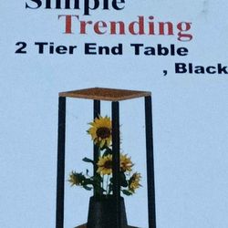 2 Tier End Table