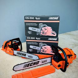 Brand new Echo 20 in. 59.8 cc Gas 2-Stroke Rear Handle Timber Wolf Chainsaw