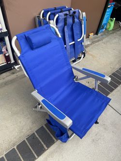 Reclining & Lay Flat Backpack Beach Chairs 4