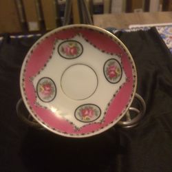 2 Vintage 4" saucers