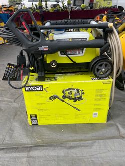 RYOBI 1900 PSI 1.2 GPM Cold Water Wheeled Corded Electric Pressure Washer