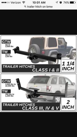 TRAILERS HICTHES and wiring on any car