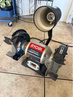 6” Thin Line Bench Grinder Ryobi Model BGH615