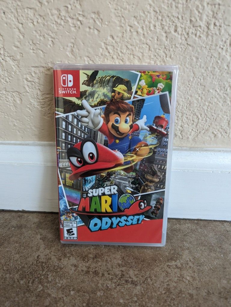 Super Mario Odyssey US Version Nintendo Switch Video Game Cartridge New Sealed