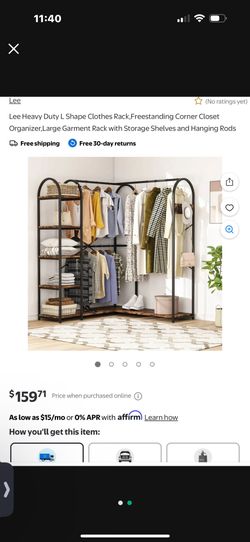 L Shape Closet Organizer