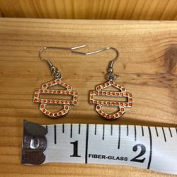 Brand New Harley Davidson Earrings 