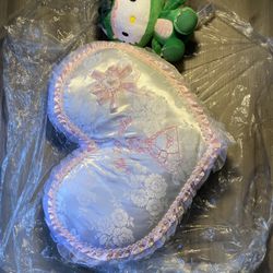 Hello Kitty, My 15 Birthday Heart Shaped Pillow