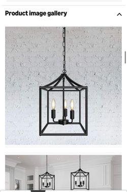 MIPAWS Black Farmhouse Pendant...   Share this item