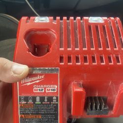 Milwaukee M18 M 12 Battery Charger Great Condition Works Great 