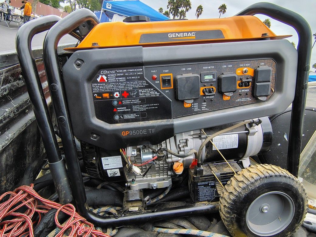 Generac Generator 9500w Tri Fuel