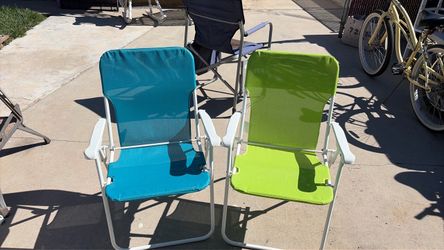 Folding Outdoor Chairs Set of 2