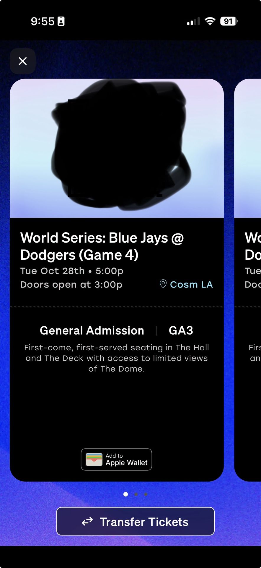 World Series Game 4 @ COSM
