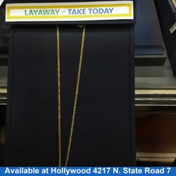 Rope Chain - Yellow Gold 10k (.417) 2.9 grams 20 inch