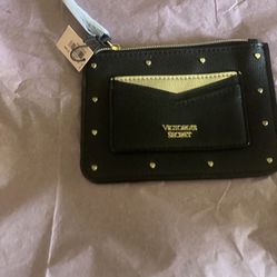 Victoria’s Secret Card Case Wallet With Keychain 