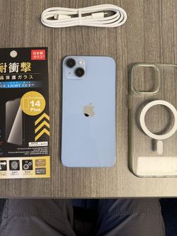 iPhone 14 Plus 256GB Blue AT&T Locked Good Condition