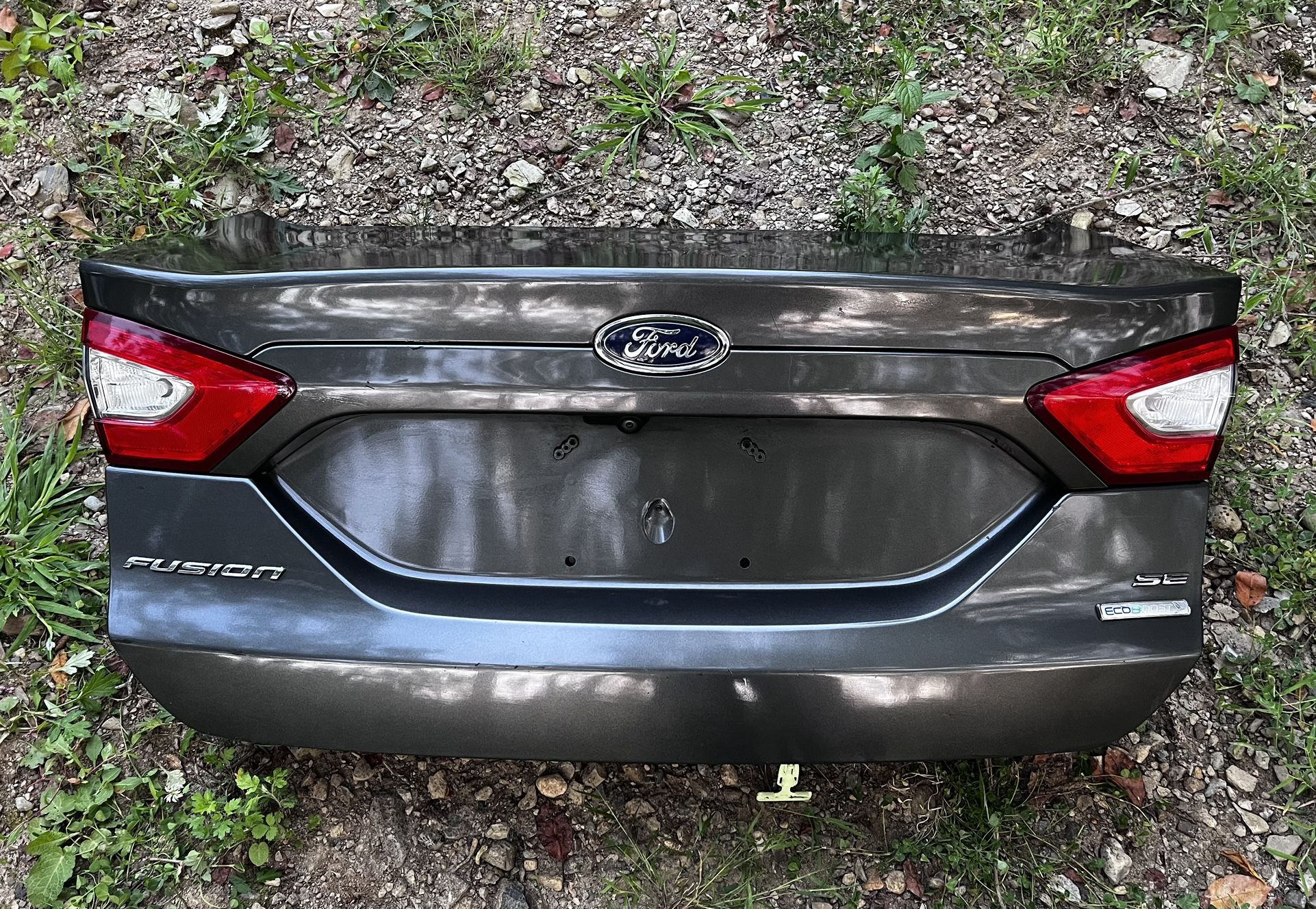 2013 2014 2015 2016 FORD FUSION REAR TRUNK LID GRAY ORIGINAL for Sale