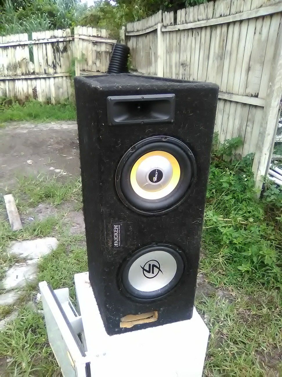 10" Subwoofer in box