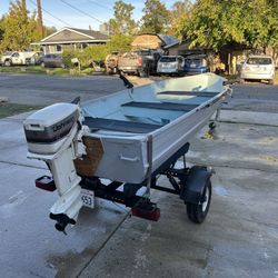 12ft Aluminum Boat and Trailer