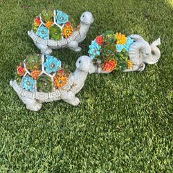 Garden Solar Light Figures - Turtle 🐢 Elephant 🐘 