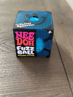 Authentic blue needoh fuzz ball