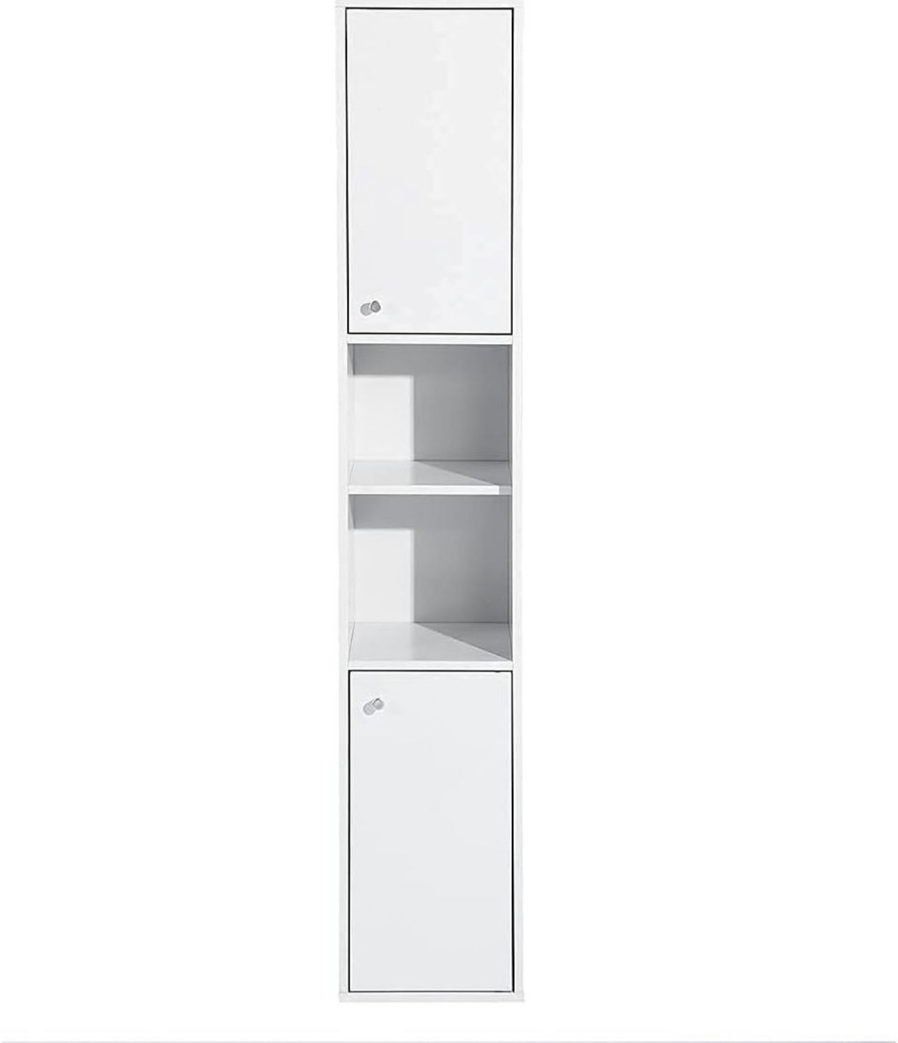 Bathroom Storage Cabinet, Free Standing Bathroom Storage Unit, Tall Linen Tower with Shelves