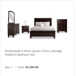 5 Piece Bedroom Set