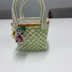 Intrada Italy Ceramic Basket