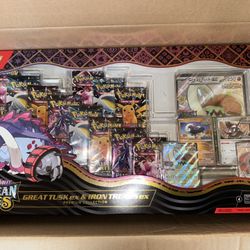 Pokemon Great Tusk Iron Threads Ex Premium Collection