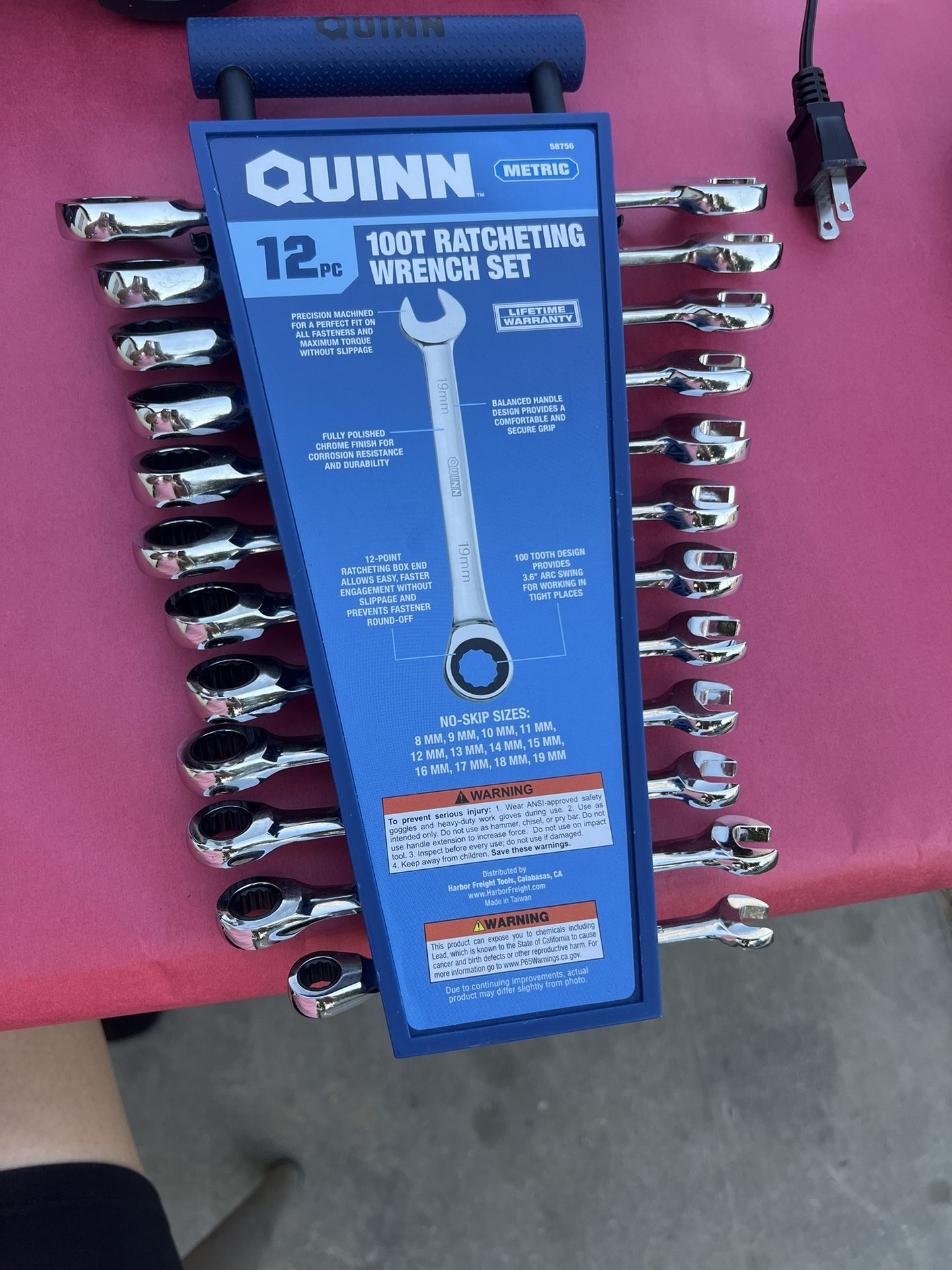 Quinn Metric Wrench Set