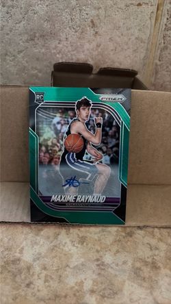 2025 Panini Prizm Maxime Raynaud Green Rookie Autograph