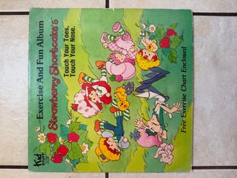 Strawberry Shortcake Exercise and Fun Album Vinyl Record