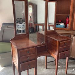 Antique Mirror Dresser 