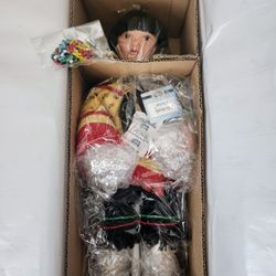 Ashton Drake Butterfly Dancer Porcelain Native American Doll
