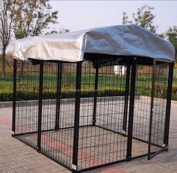 Outdoor dog kennel