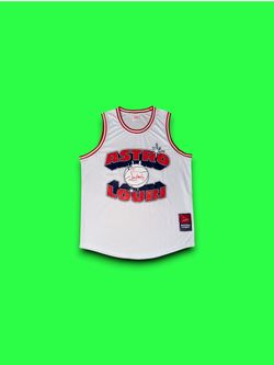 Christian Louboutin Astro Loubi Basketball Jersey Tank Top Men's XL White