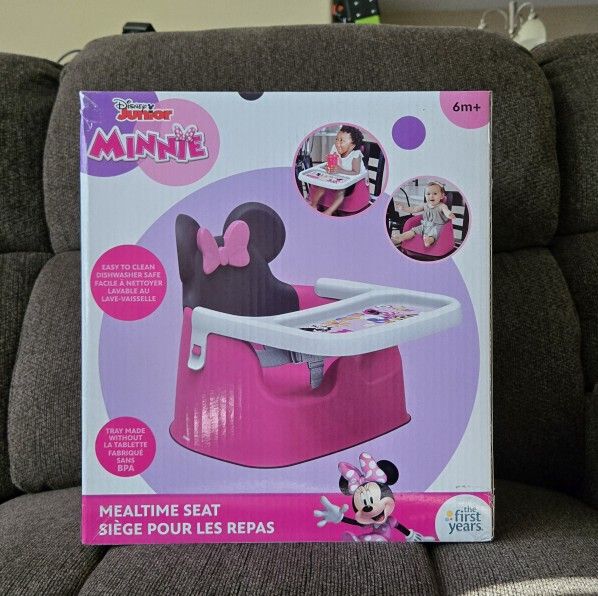 Disney Minnie Mouse Mealtime Booster Seat