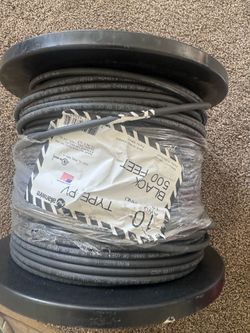 Southwire 10 AWG Black 500 FT Type PV Solar Wire