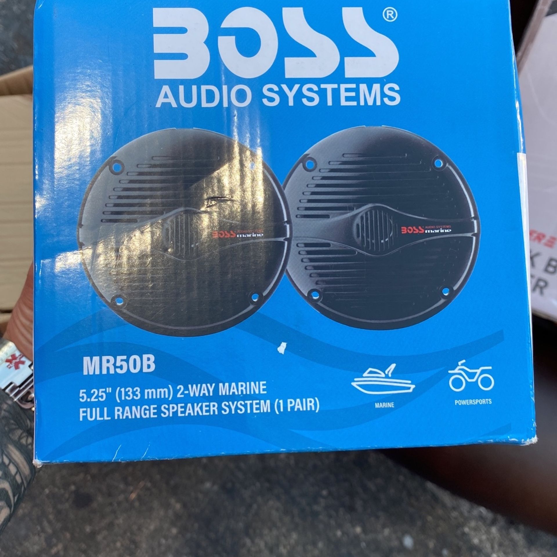 Boss audio speakers 5 1/4 for marine use