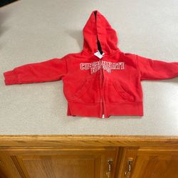 Cincinnati Reds Zip-Up Hoodie – Size 3T